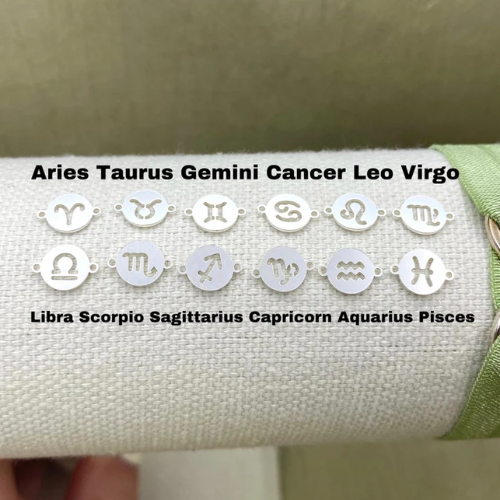 Silver Charm: Zodiac Connector - Taurus