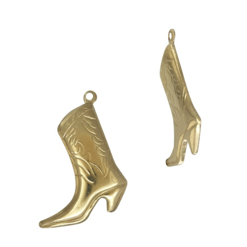 Gold Charm - Cowboy Boot