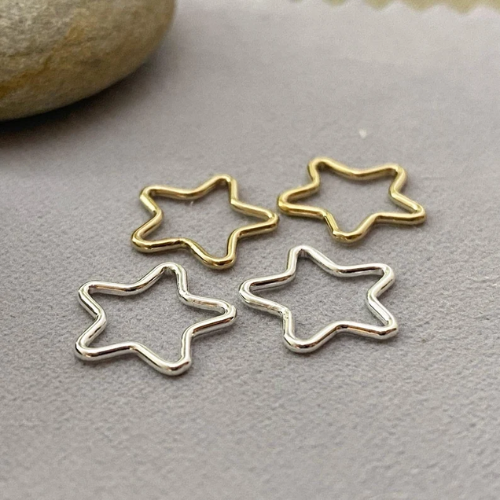 Silver Connector: Wire Star