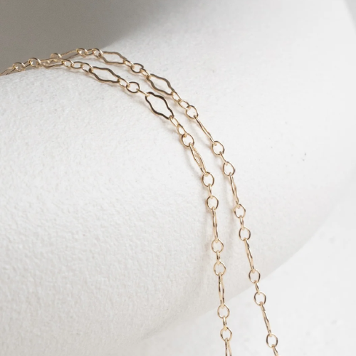 Gold Chain - Diamond Triple Link